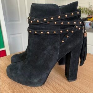 Jessica Simpson Suede Bootie Heels